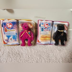 NWT: Ty McDonald's Teenie Beanie Babies 2000 MILLENNIUM & THE END Retired